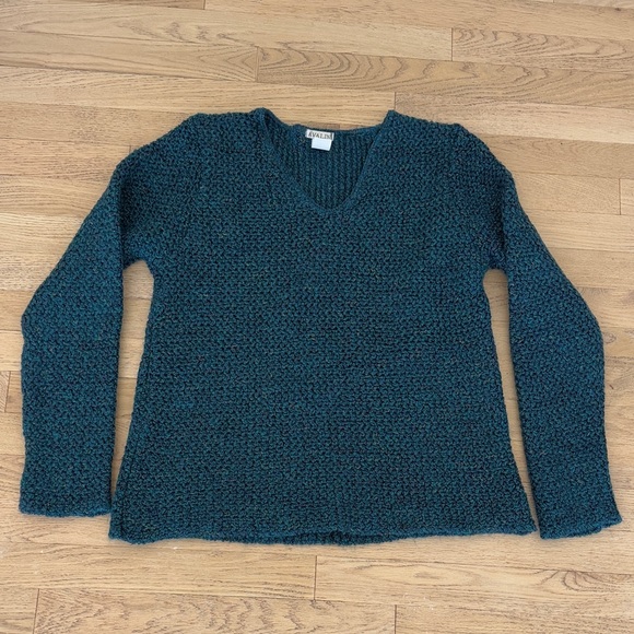 Avalin Multi Knit V-Neck Sweater Large - Picture 6 of 9